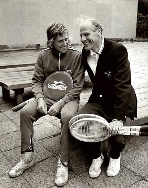 Con il suo coach Bergelin Lennart 
